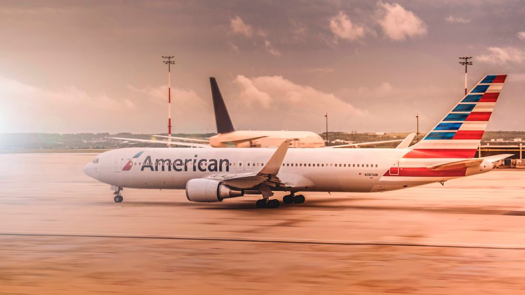American Airlines plane on tarmac - pexels