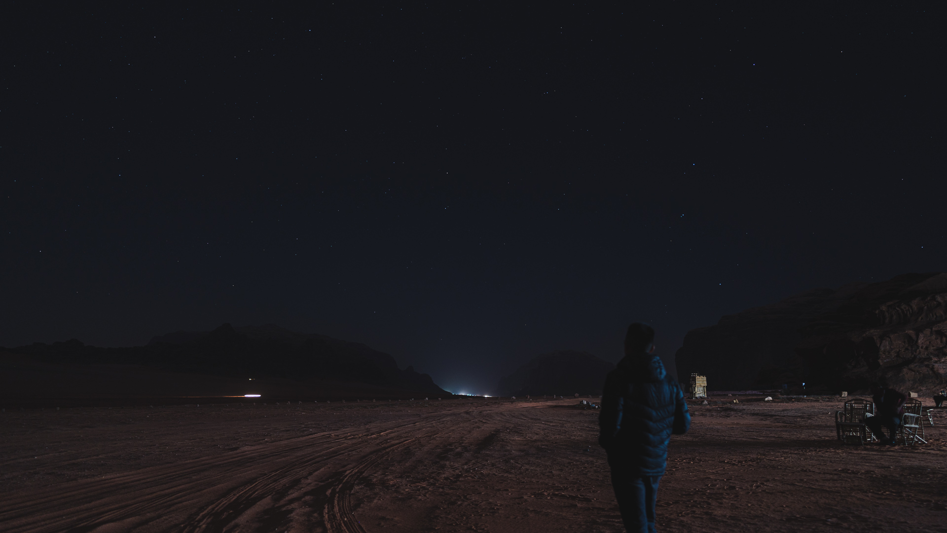Wadi Rum night view
