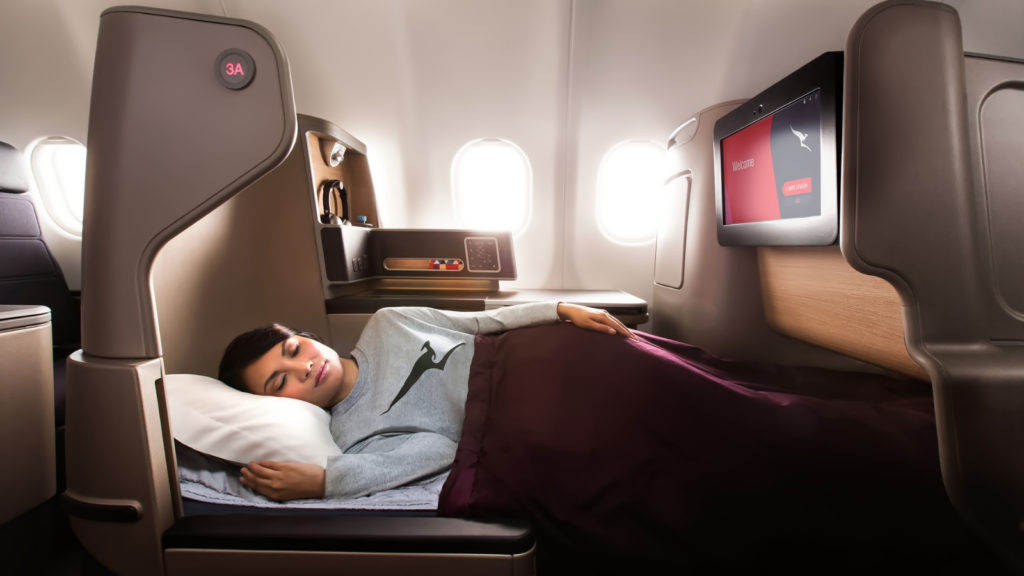 Qantas A330 Bed