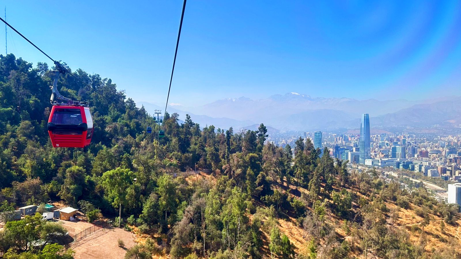 San Cristobal Hill Cable Car, Santiago, Chile