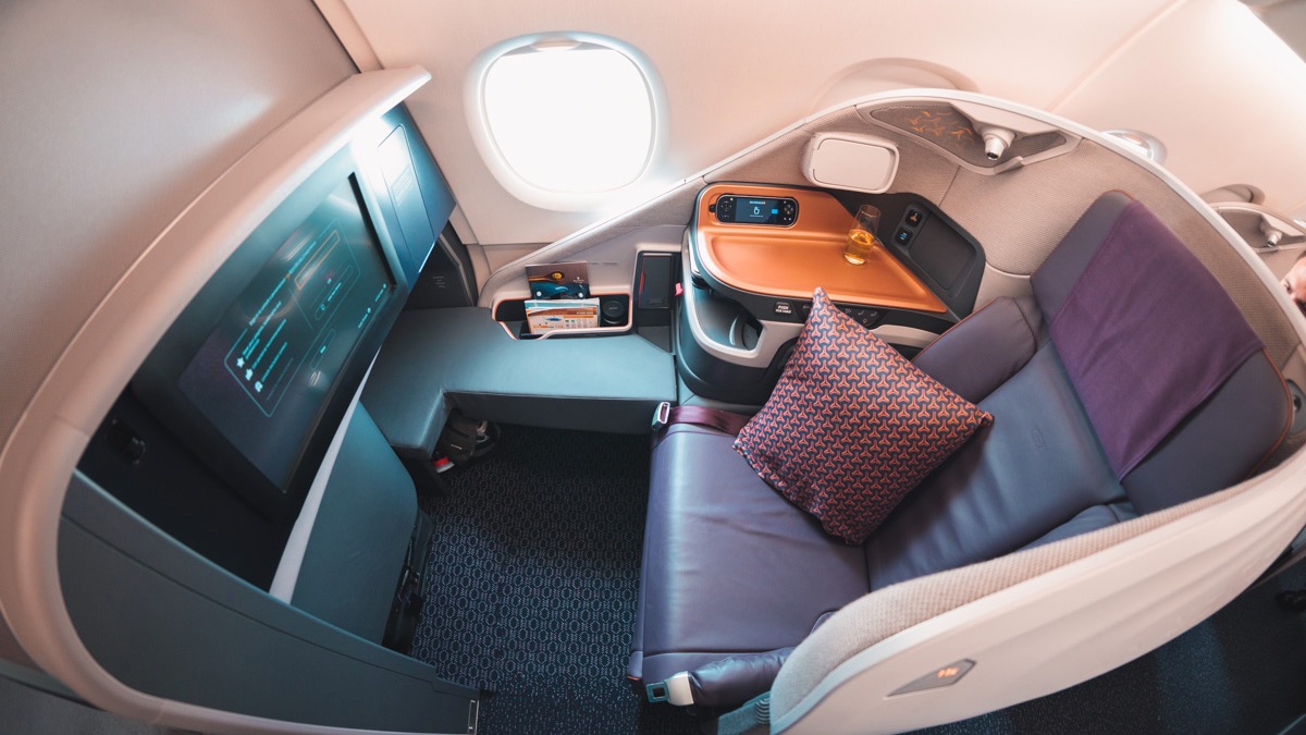 Singapore Airlines A380 New Business Class